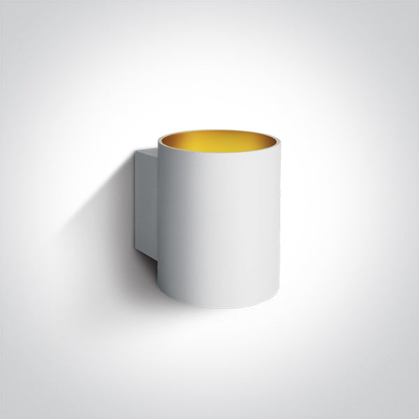 One Light 6017/W WHITE G9 30W WALL LIGHT