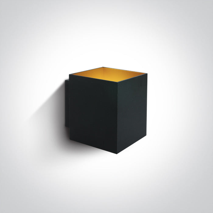 One Light 6017A/B BLACK G9 30W WALL LIGHT