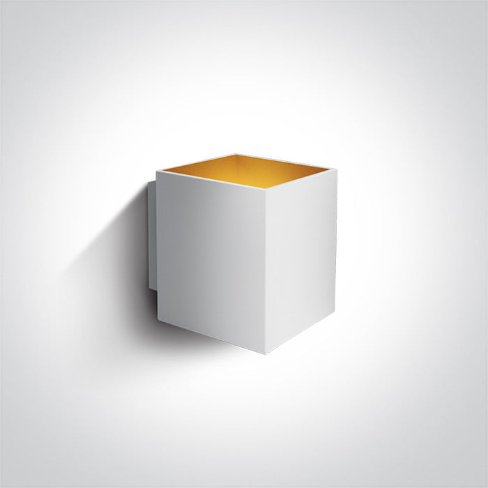 One Light 6017A/W WHITE G9 30W WALL LIGHT