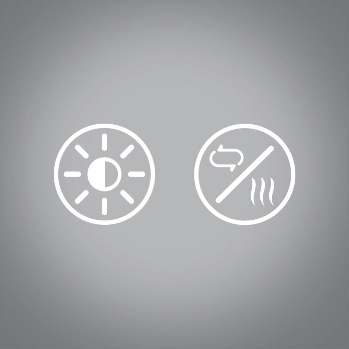 One Light 60208 ROUND MIRROR 20W CCTV IP44 230V DIMMABLE