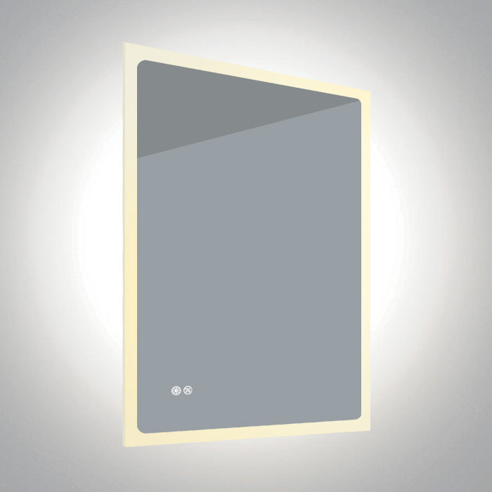 One Light 60208A SQUARE MIRROR 20W CCTV IP44 230V DIMMABLE