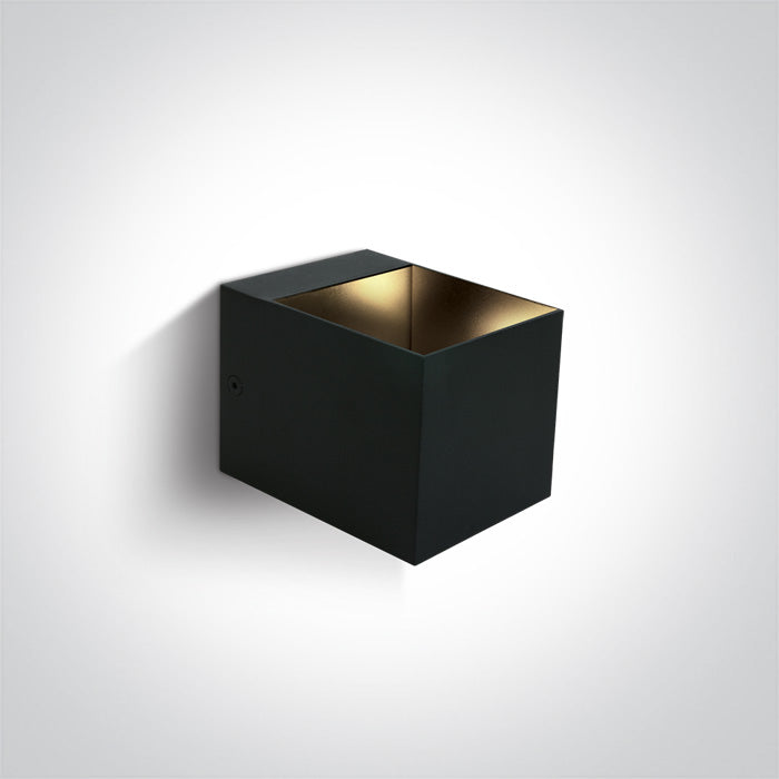 One Light 6030/B BLACK G9 30W WALL LIGHT