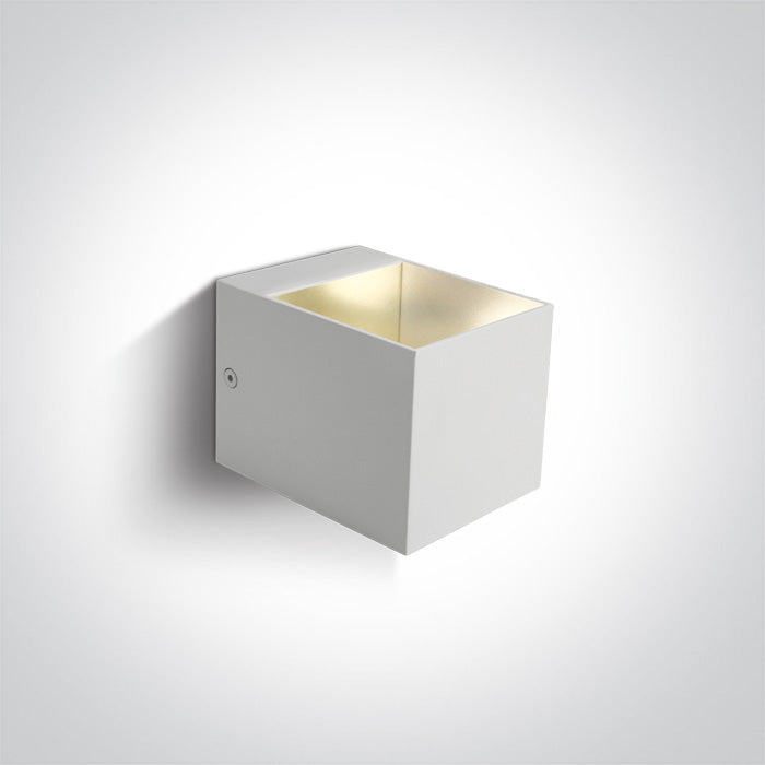 One Light 6030/W WHITE G9 30W WALL LIGHT