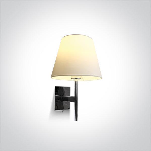 One Light 61076/C CHROME WALL LIGHT 40W E27