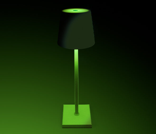 One Light 61082/B/RGBW BLACK 3,5W RGB+WW TABLE LAMP RECHARGEABLE USB SOCKET IP54 DIMMABLE