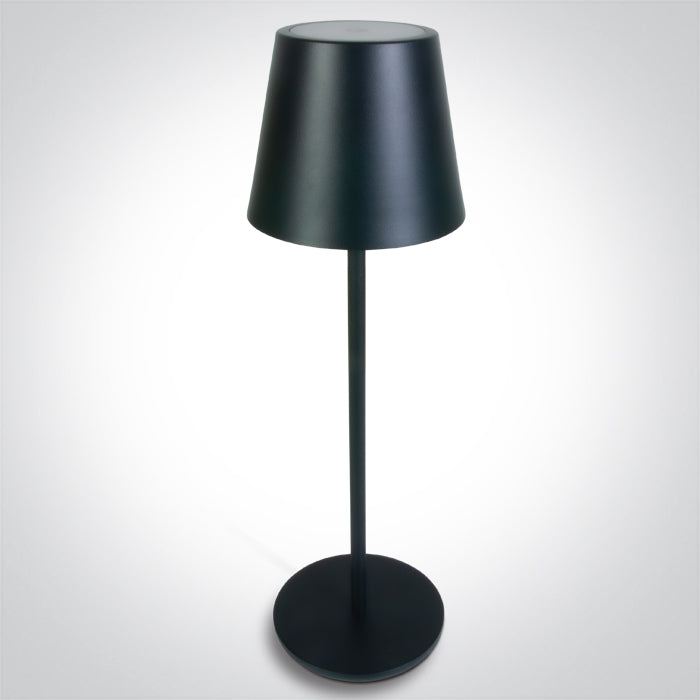 One Light 61082B/B/W BLACK 3,5W WW TABLE LAMP RECHARGEABLE USB IP54 DIMMABLE