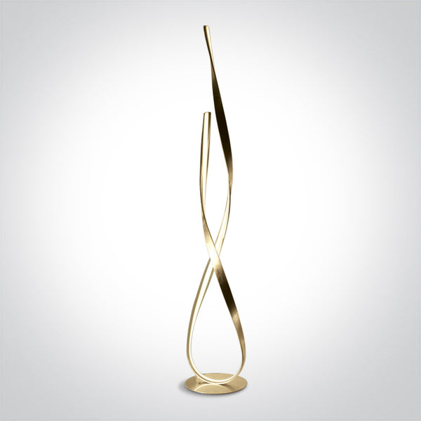 One Light 61086A/BS BRASS LED FLOOR LAMP 29W WW IP20 230V