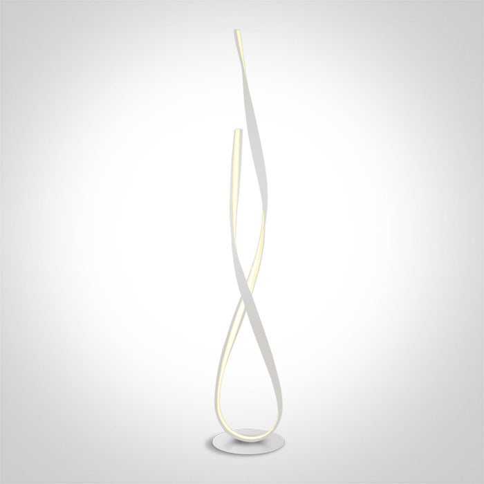 One Light 61086A/W SAND WHITE LED FLOOR LAMP 29W WW IP20 230V