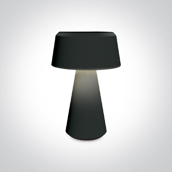 One Light 61088/B BLACK 3W WW RECHARGEABLE USB IP65 DIMMABLE