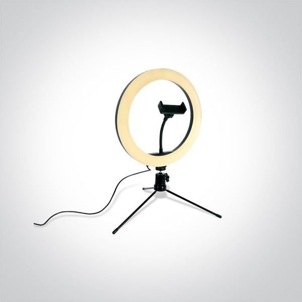 One Light 61134A LED CCTV 10W RING LIGHT DIMMABLE 260mm 100-240V