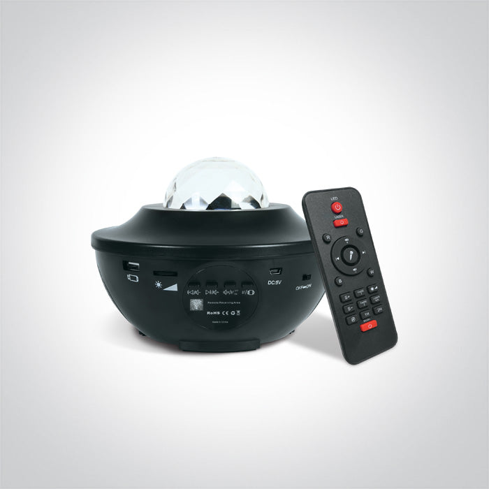 One Light 61136 STAR PROJECTOR/SPEAKER 8W IP20