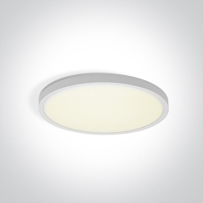 One Light 62006/W/V WHITE PLAFO 18W CCTV IP20 230V