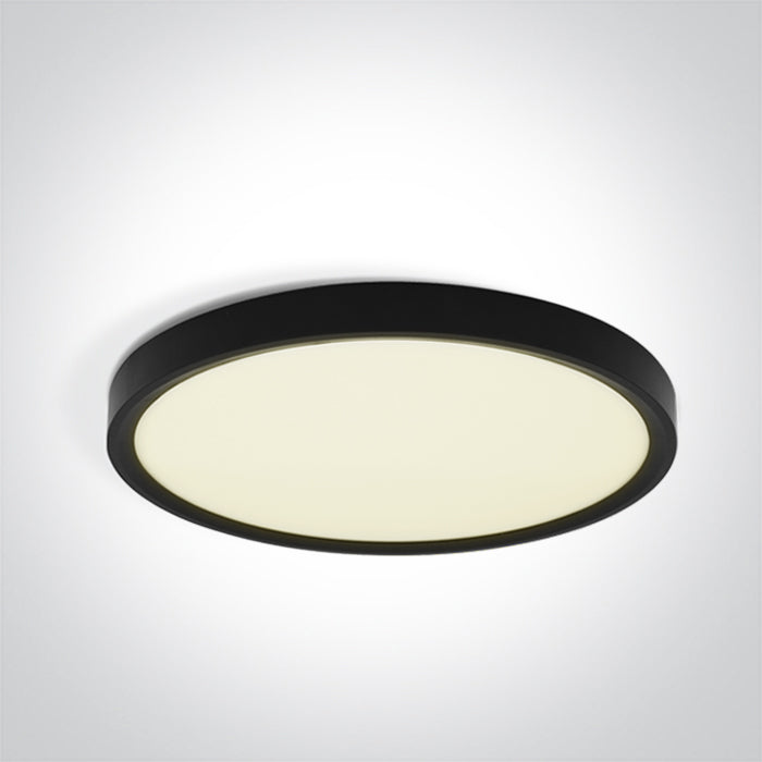 One Light 62006B/B/V BLACK PLAFO 32W CCTV IP20 230V