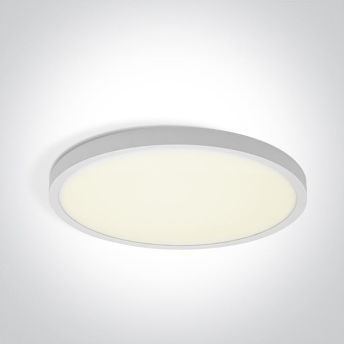 One Light 62006B/W/V WHITE PLAFO 32W CCTV IP20 230V