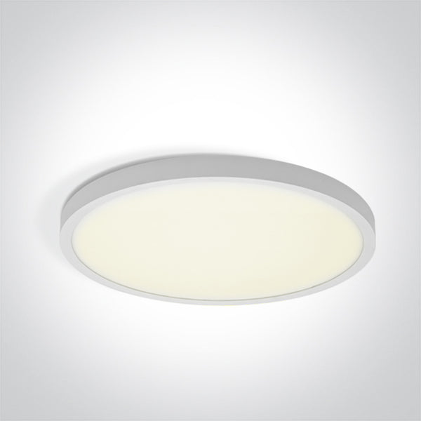One Light 62006B/W/V WHITE PLAFO 32W CCTV IP20 230V