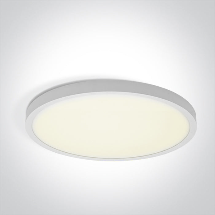 One Light 62006C/W/V WHITE PLAFO 40W CCTV IP20 230V