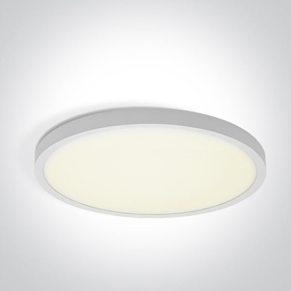One Light 62006C/W/V WHITE PLAFO 40W CCTV IP20 230V