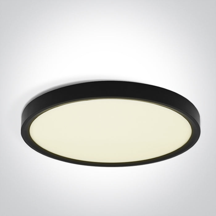 One Light 62006D/B/V BLACK PLAFO 50W CCTV IP20 230V