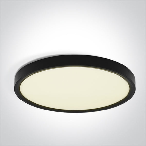 One Light 62006D/B/V BLACK PLAFO 50W CCTV IP20 230V