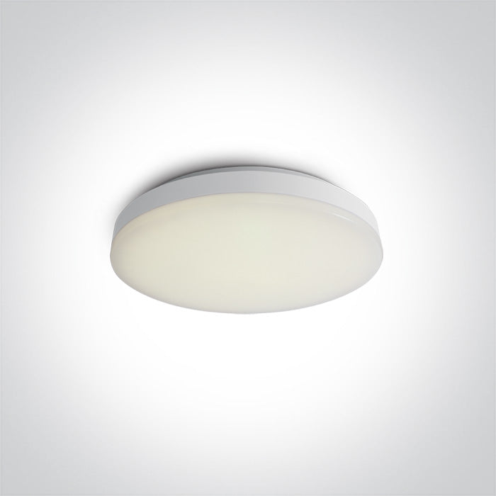 One Light 62022A/W/W WHITE LED PLAFO 20w WW IP20 230v