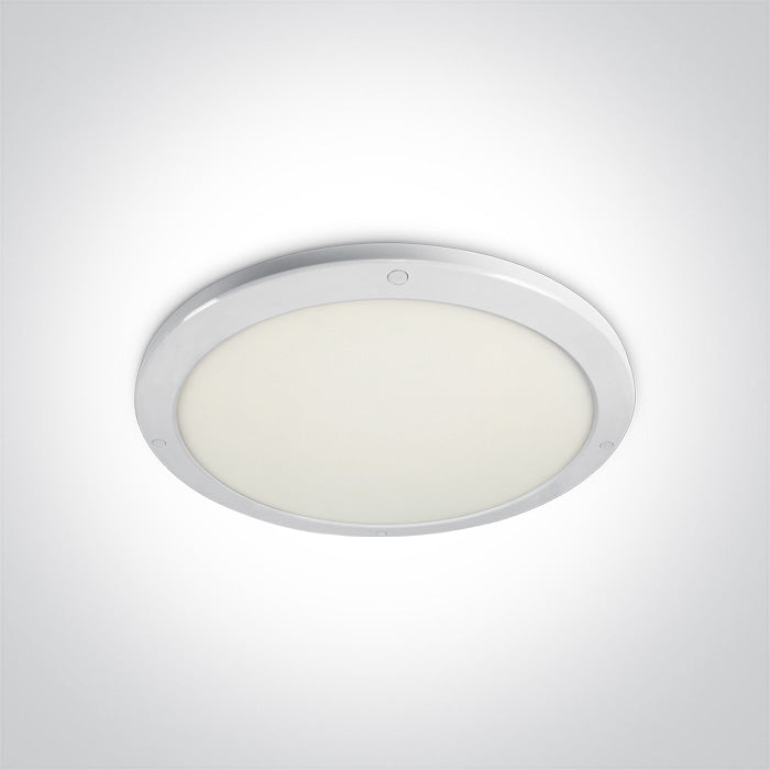 One Light 62038F/W/C WHITE PLAFO LED 38W CW IP40 230V
