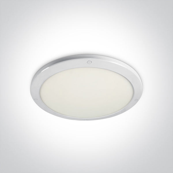 One Light 62038F/W/C WHITE PLAFO LED 38W CW IP40 230V