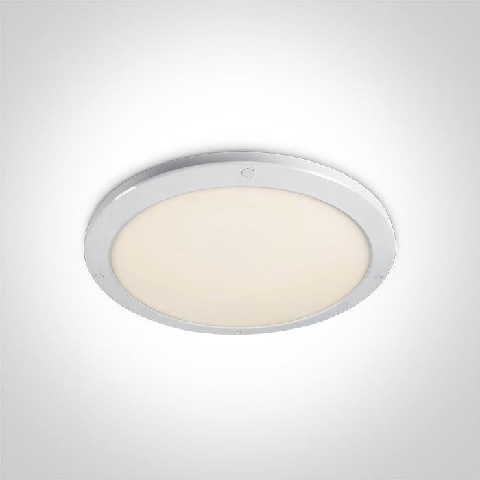 One Light 62038F/W/W WHITE PLAFO LED 38W WW IP40 230V