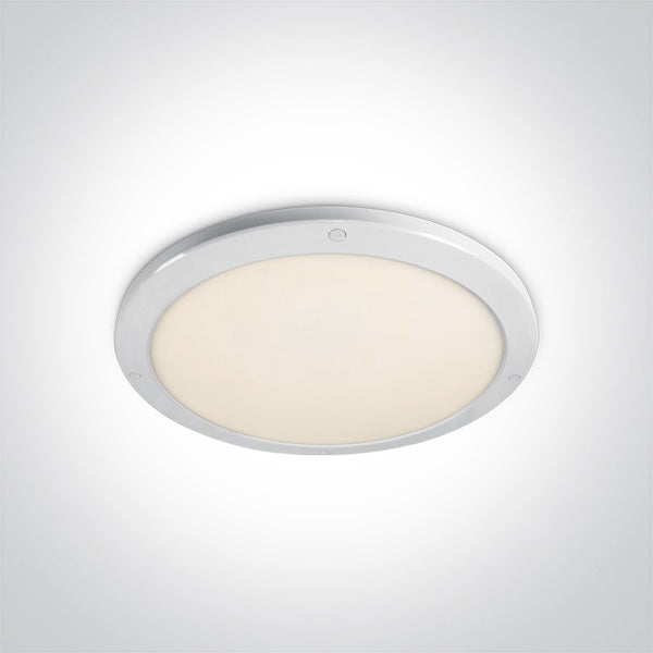 One Light 62038F/W/W WHITE PLAFO LED 38W WW IP40 230V