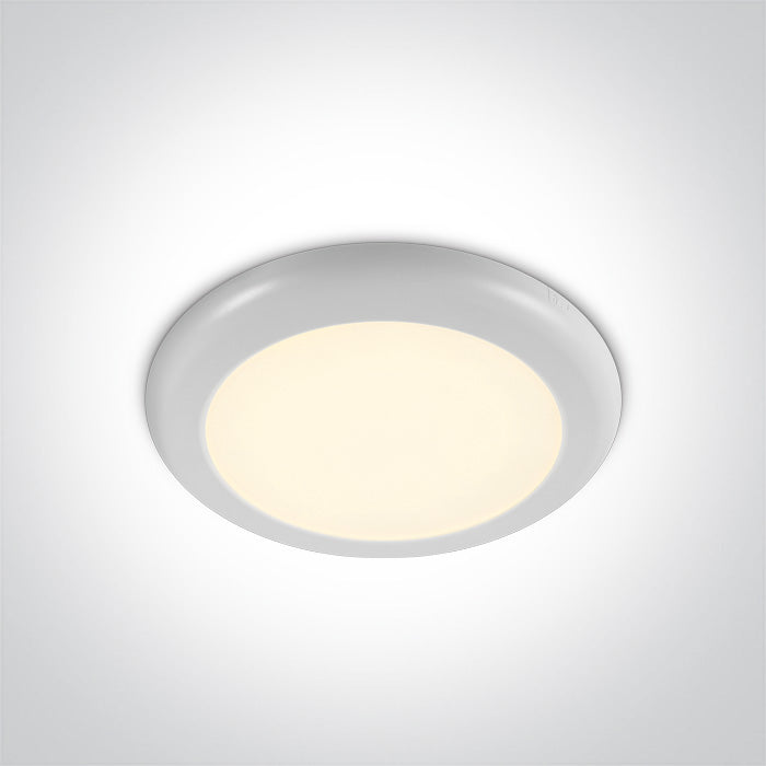 One Light 62116F/W/W LED 16W WW IP20 100-240V SURFACE/RECESSED