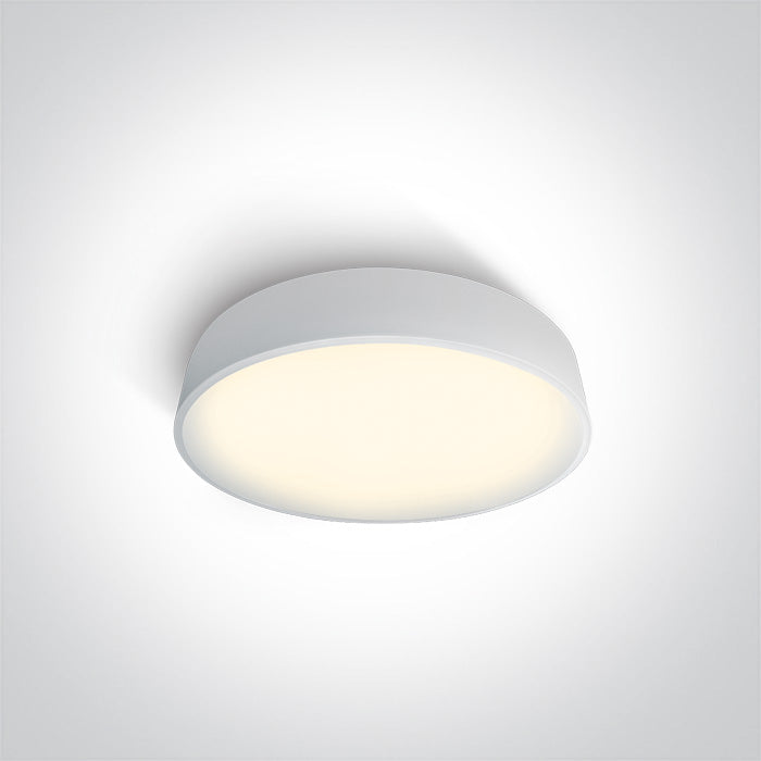 One Light 62118D/W/W WHITE PLAFO LED 20W WW IP20 230V