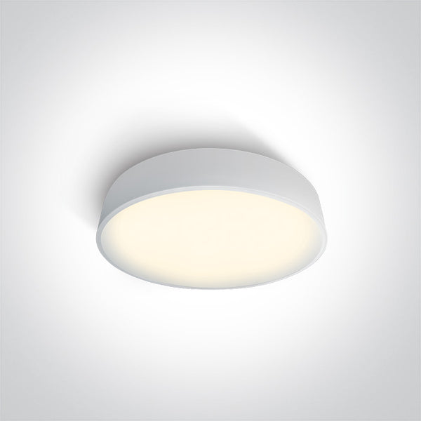 One Light 62118D/W/W WHITE PLAFO LED 20W WW IP20 230V