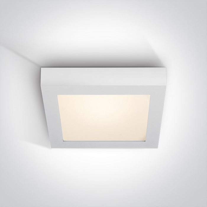 One Light 62122F/W/W WHITE PLAFO LED 22w WW IP40 100-240v