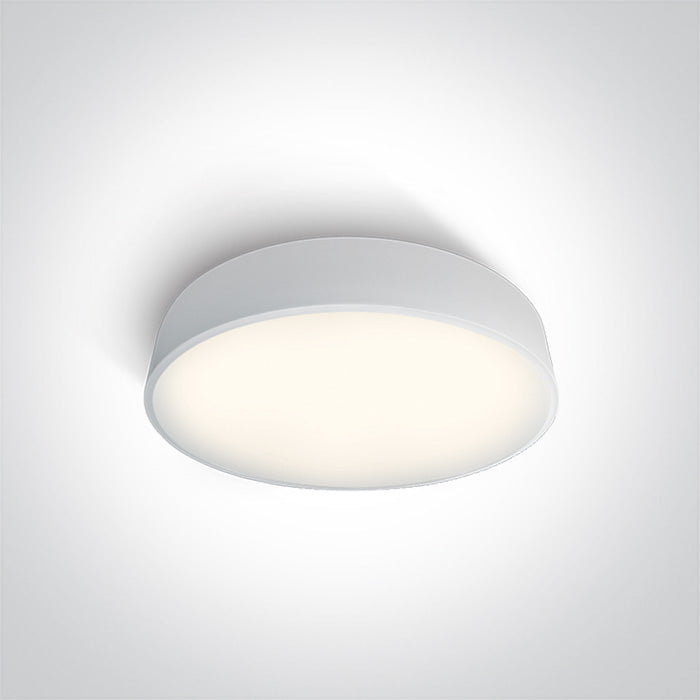One Light 62125D/W/C WHITE PLAFO LED 25W CW IP20 230V