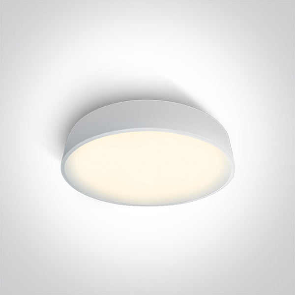 One Light 62125D/W/W WHITE PLAFO LED 25W WW IP20 230V