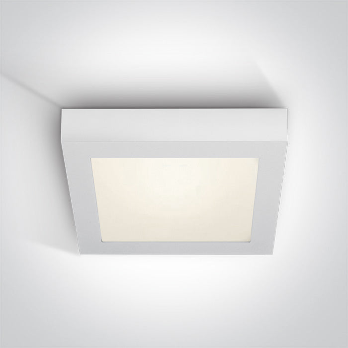 One Light 62130AF/W/C WHITE PLAFO LED 30w CW IP40 230v