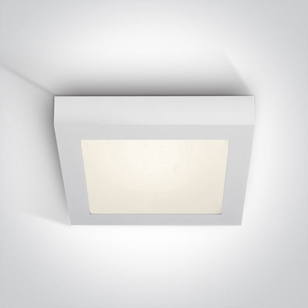 One Light 62130AF/W/C WHITE PLAFO LED 30w CW IP40 230v