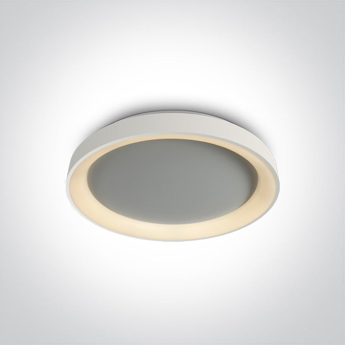 One Light 62130L/W/V WHITE PLAFO LED 30W CCTV IP20 230V DIMMABLE