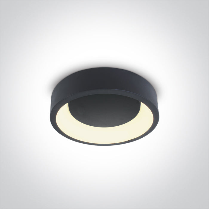 One Light 62130N/AN/V ANTHRACITE PLAFO LED 20W CCTV IP20 230V