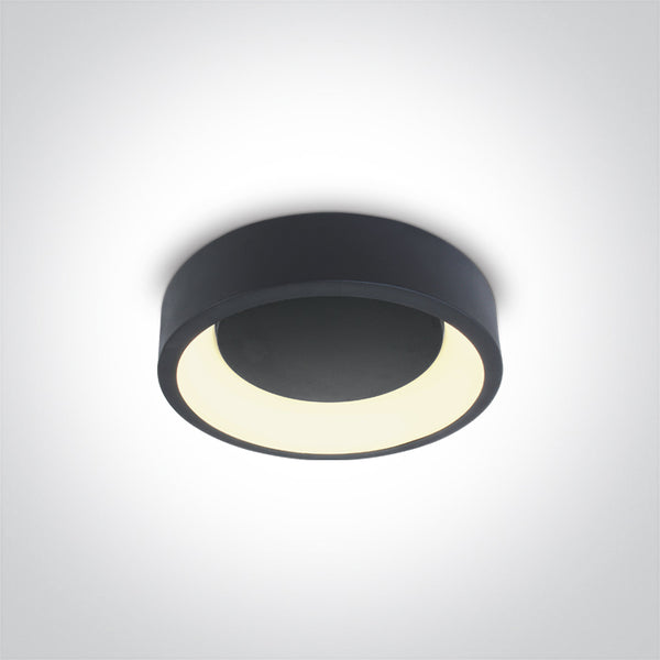 One Light 62130N/AN/V ANTHRACITE PLAFO LED 20W CCTV IP20 230V