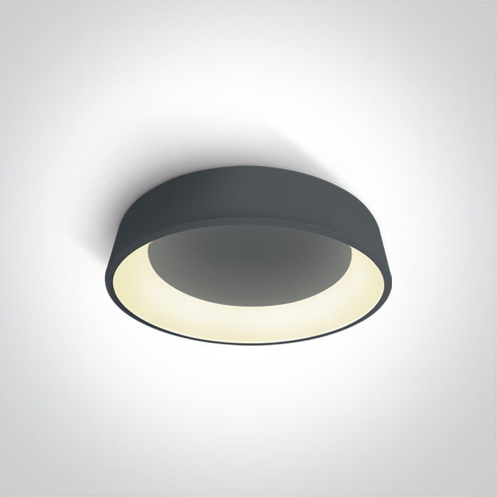 One Light 62132N/AN/W ANTHRACITE PLAFO LED 32W WW IP20 230V