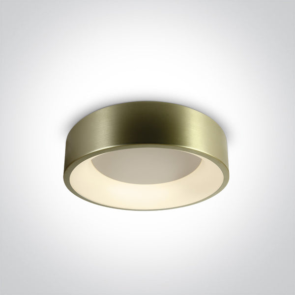 One Light 62132N/BBS/W BRUSHED BRASS PLAFO LED 32W WW IP20 230V