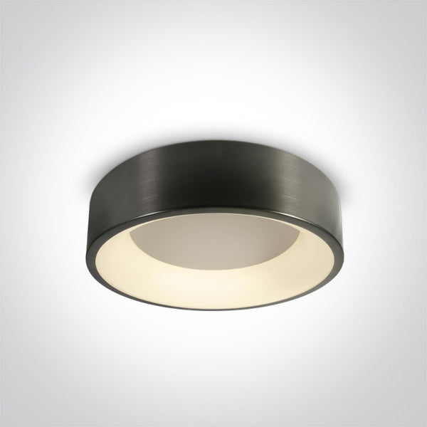 One Light 62132N/MG/W METAL GREY PLAFO LED 32W WW IP20 230V