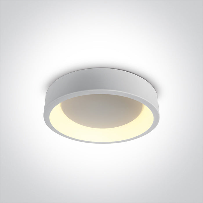 One Light 62132N/W/V WHITE PLAFO LED 32W CCTV IP20 230V