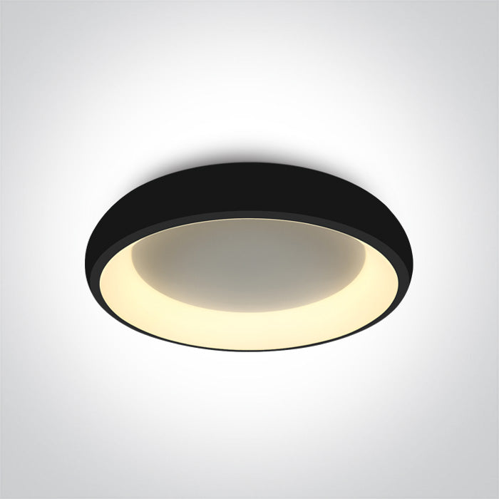 One Light 62134N/B/V BLACK PLAFO LED 30W CCTV IP20 230V DIMMABLE