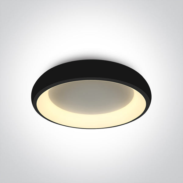 One Light 62134N/B/V BLACK PLAFO LED 30W CCTV IP20 230V DIMMABLE