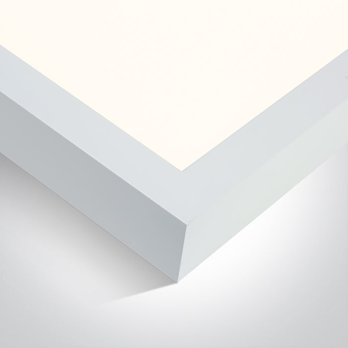 One Light 62140BAU/W/V WHITE 60x60 40W CCTV UGR19 IP20 230V BACKLIT