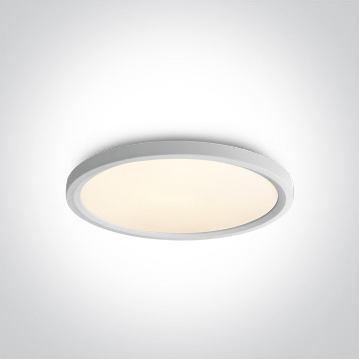 One Light 62140FB/W/W WHITE LED PLAFO 40W WW IP20 230V