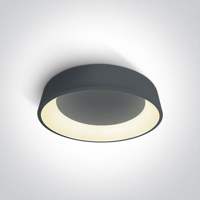 One Light 62142N/AN/W ANTHRACITE PLAFO LED 42W WW IP20 230V