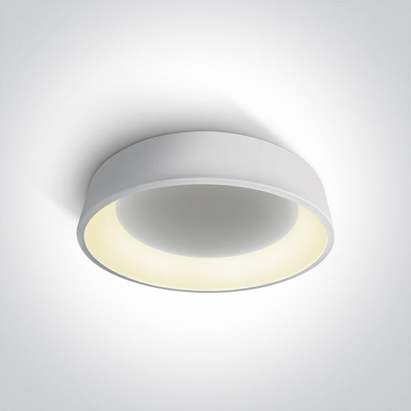 One Light 62142N/W/V WHITE PLAFO 42W CCTV IP20 230V DIMMABLE