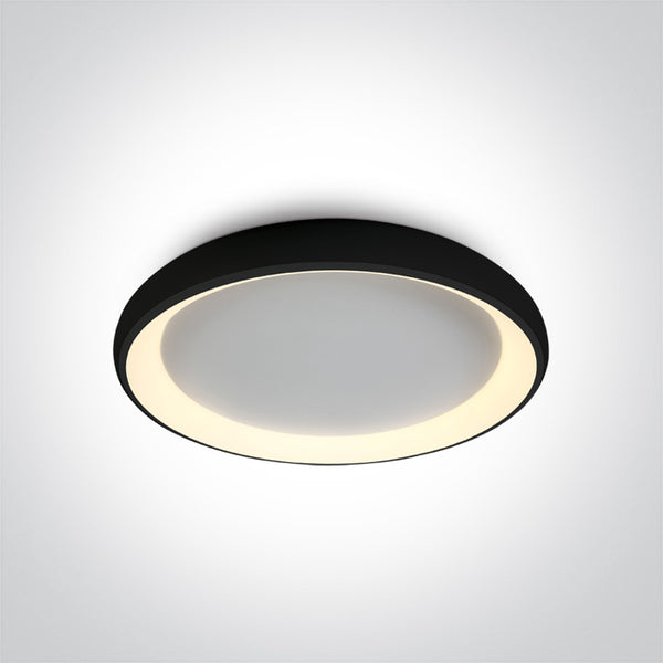 One Light 62144N/B/W BLACK PLAFO LED 50W WW IP20 230V